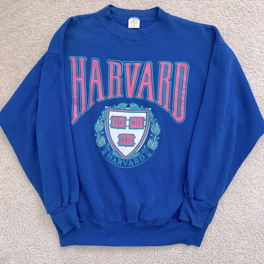 Vintage Harvard Crewneck Sweatshirt